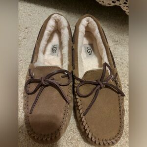 Ugg moccasins size 6.  Worn a couple of times.